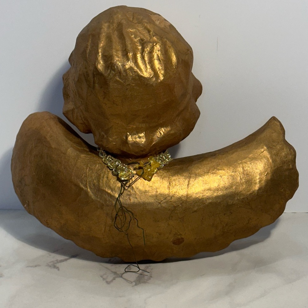 Cherub Angel paper mache  vintage - Picture 2 of 2